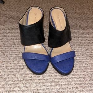 Blue and Black shoes